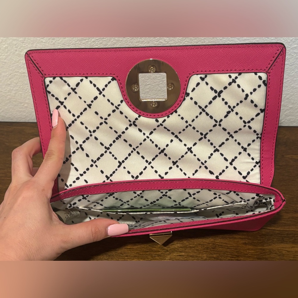 Kate Spade Pink Clutch Bag - Picture 8 of 11